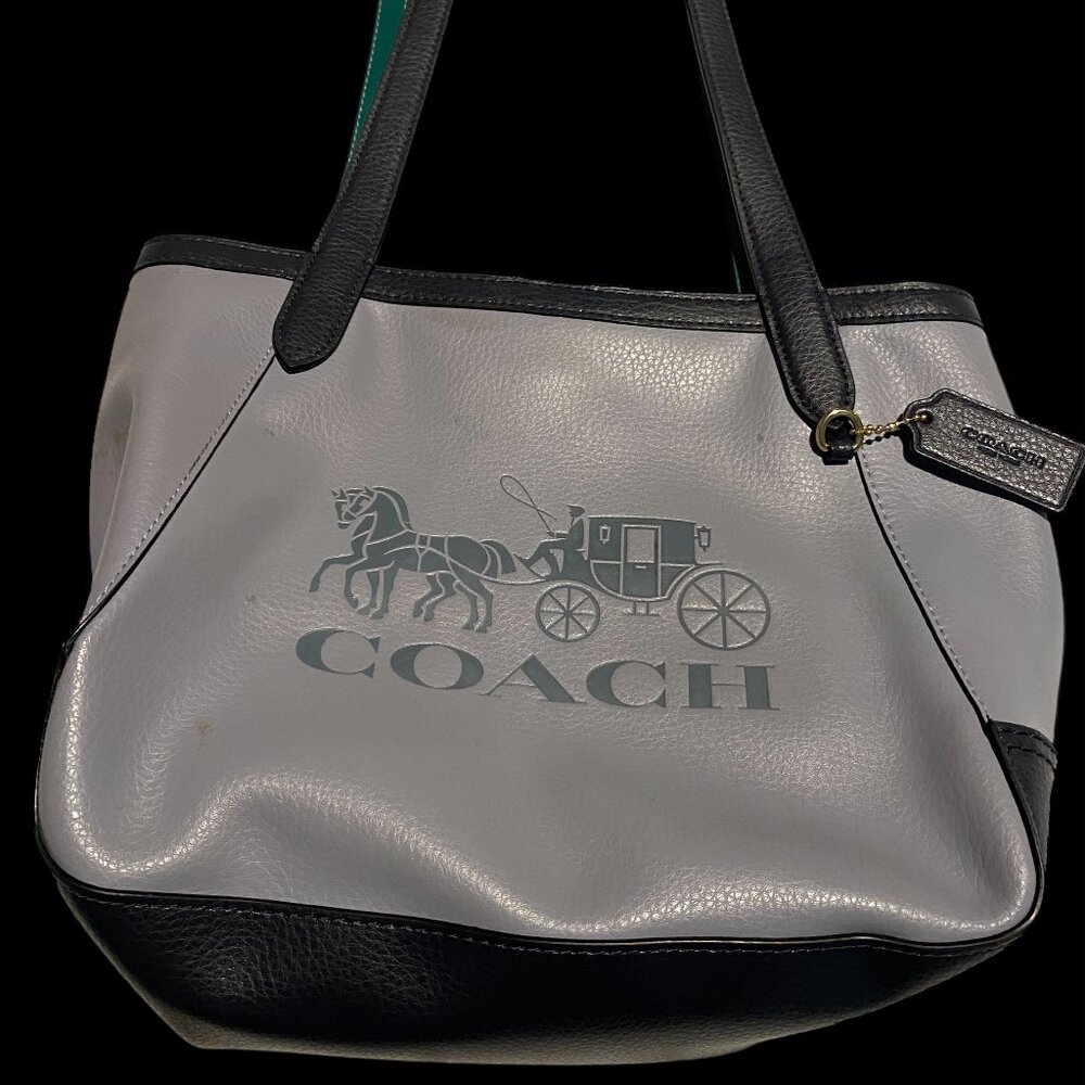 Used Coach w/Carriage Handbag